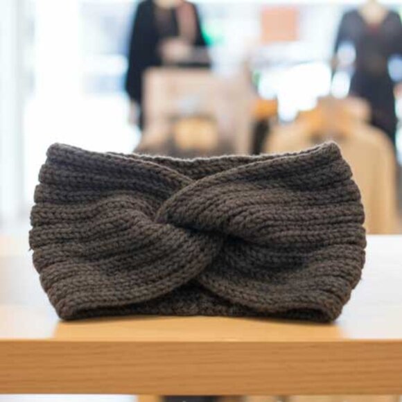 2/$21 Bluish Gray Ladies Criss Cross Winter Headband - Brand New - Picture 5 of 8